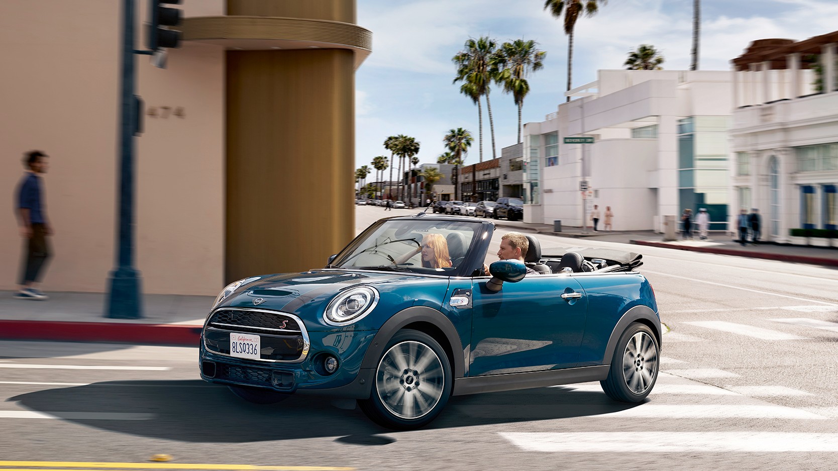 MINI Cabrio Sidewalk Edition – vista dianteira MINI Cabrio Sidewalk Edition – vista dianteira